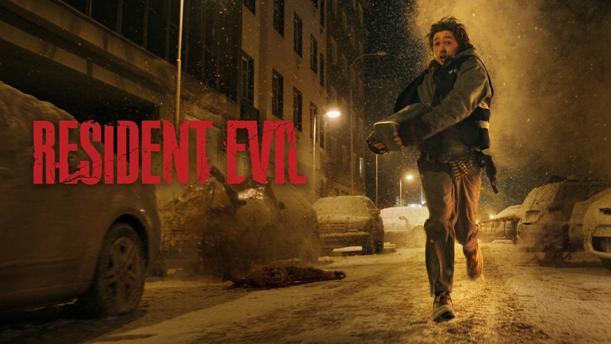 Resident Evil movie 2026 poster featuring Austin Abrams