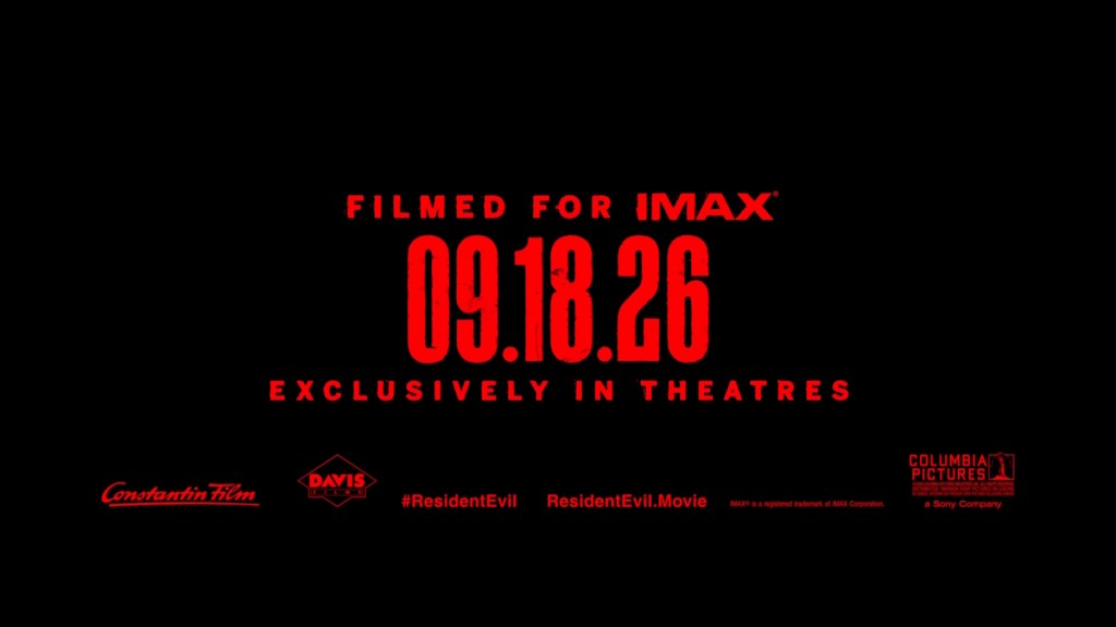 Resident Evil movie release date