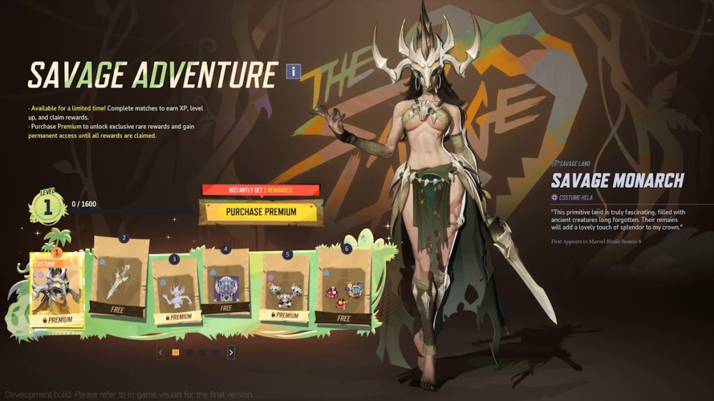 Savage Adventure Battlepass Page 1