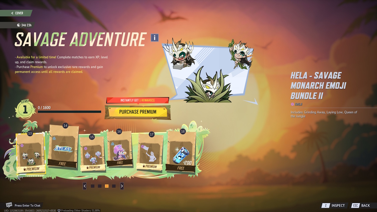 Savage Adventure Battlepass Page 3