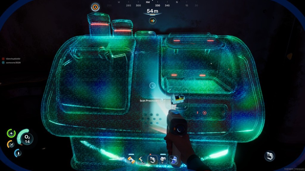 Scanning in Subnautica 2