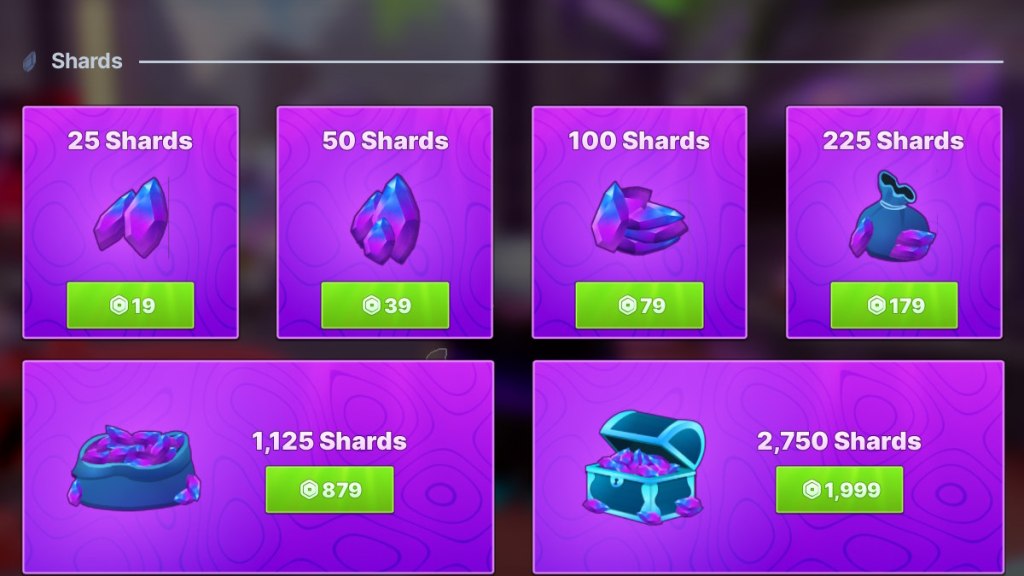 Shards in Anime League