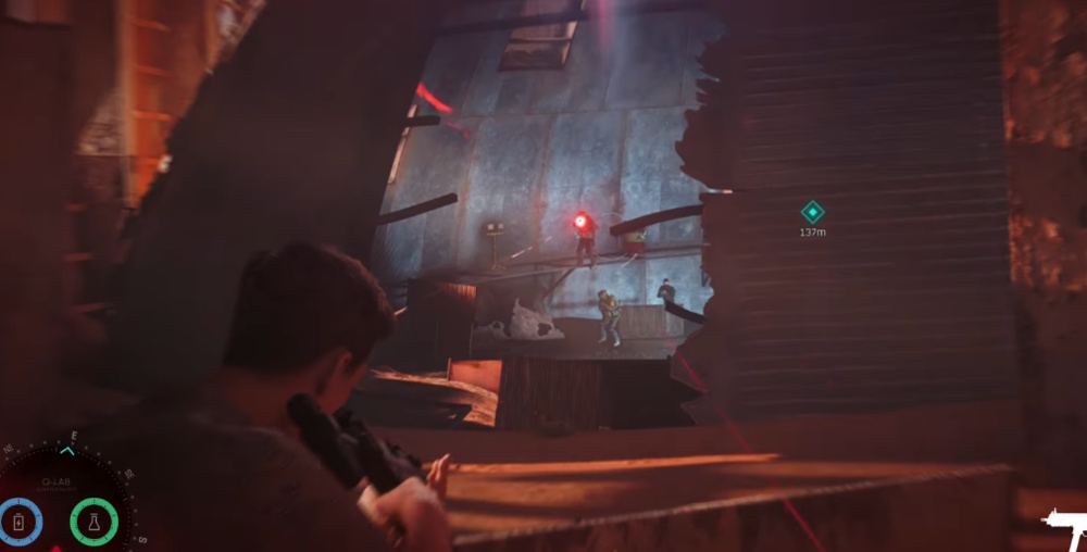 Shoot barrel for faster enemy clearance in 007 First Light