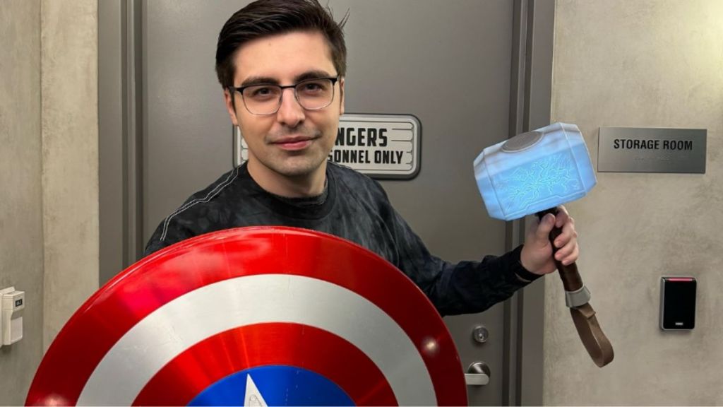 Shroud cosplaying as Captain America