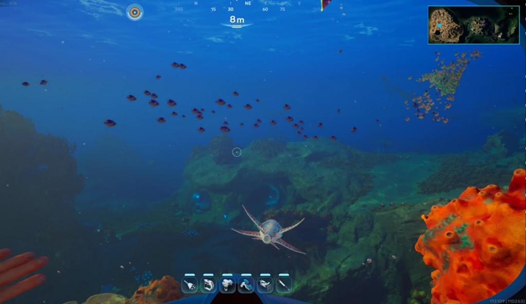 Simple Mini Map mod Subnautica 2
