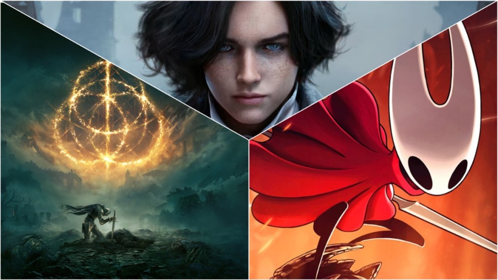 Elden Ring, Lies of P, Silksong posters