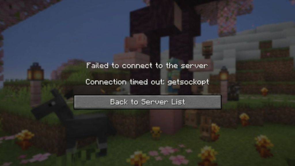 What is the Getsockopt Error in Minecraft