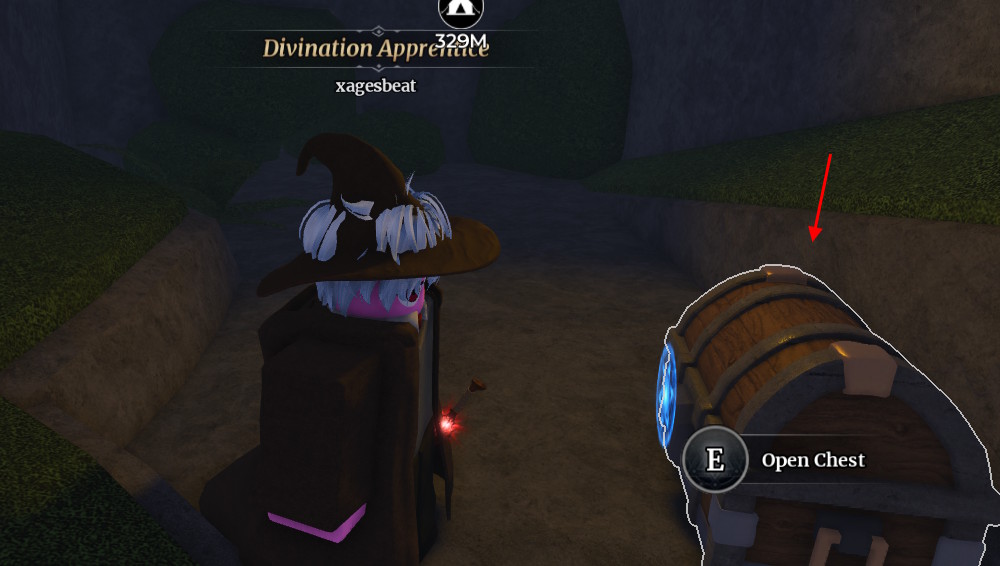 Ubicación del cofre de Wizard Alchemy 4