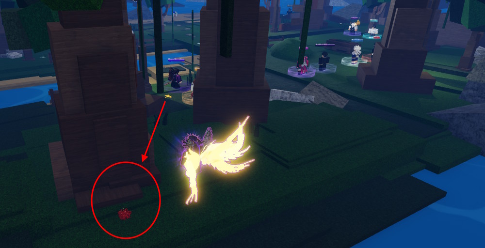 World Island blood flower location Sailor Piece