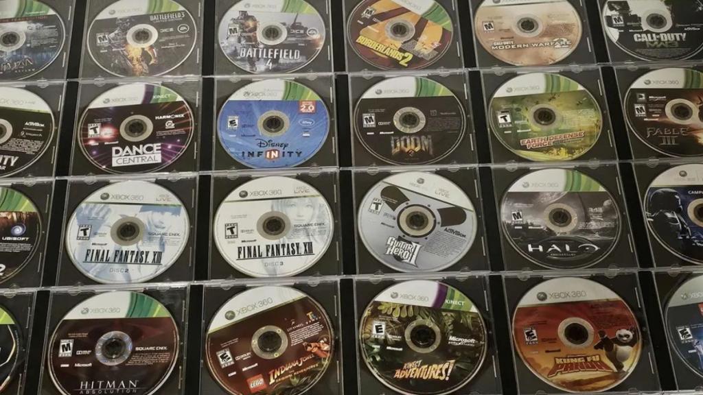 Xbox game discs