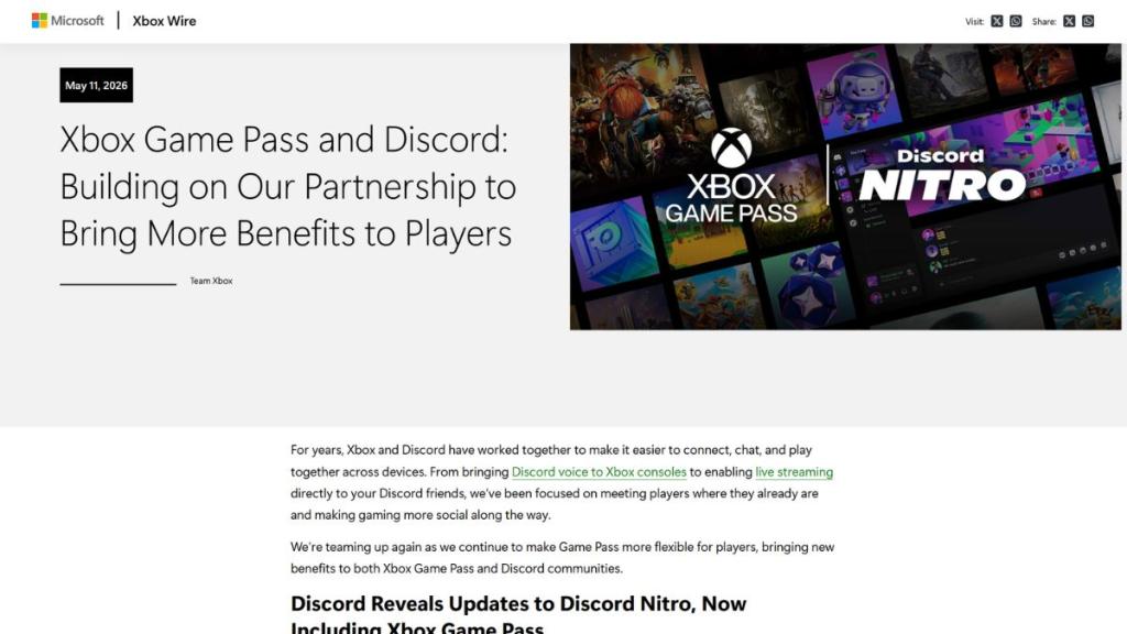 Discord Nitro Now Includes Xbox Game Pass Starter Edition with 50+ Free ...