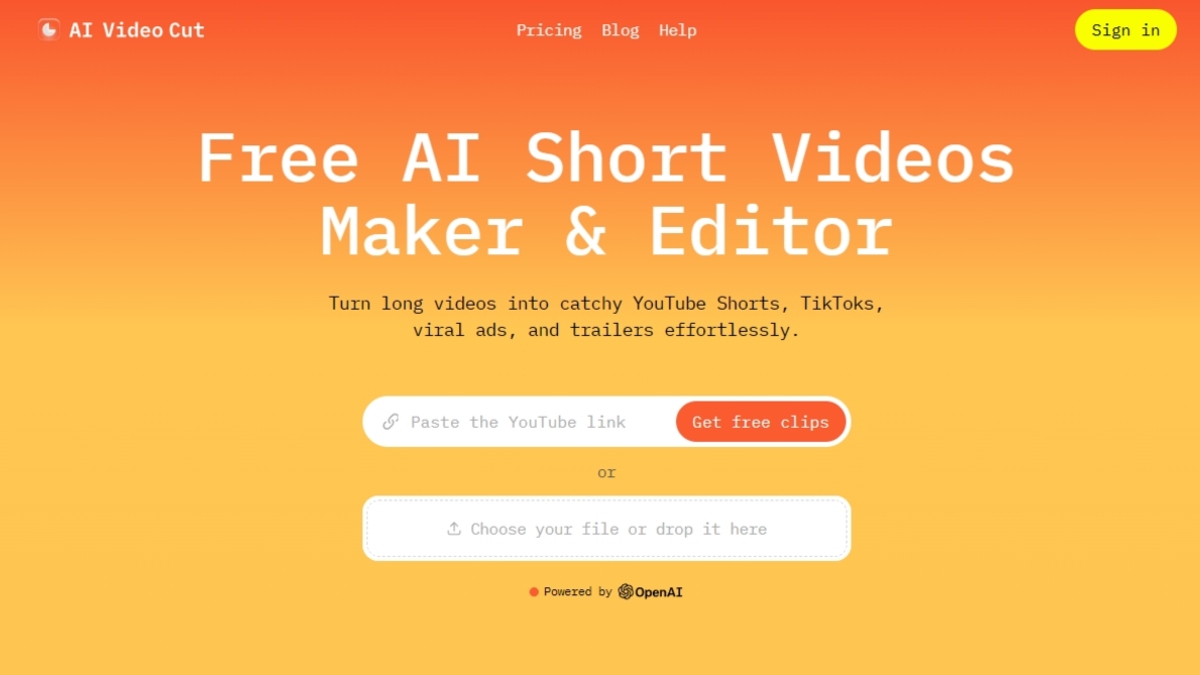 ai video cut - ai short video maker