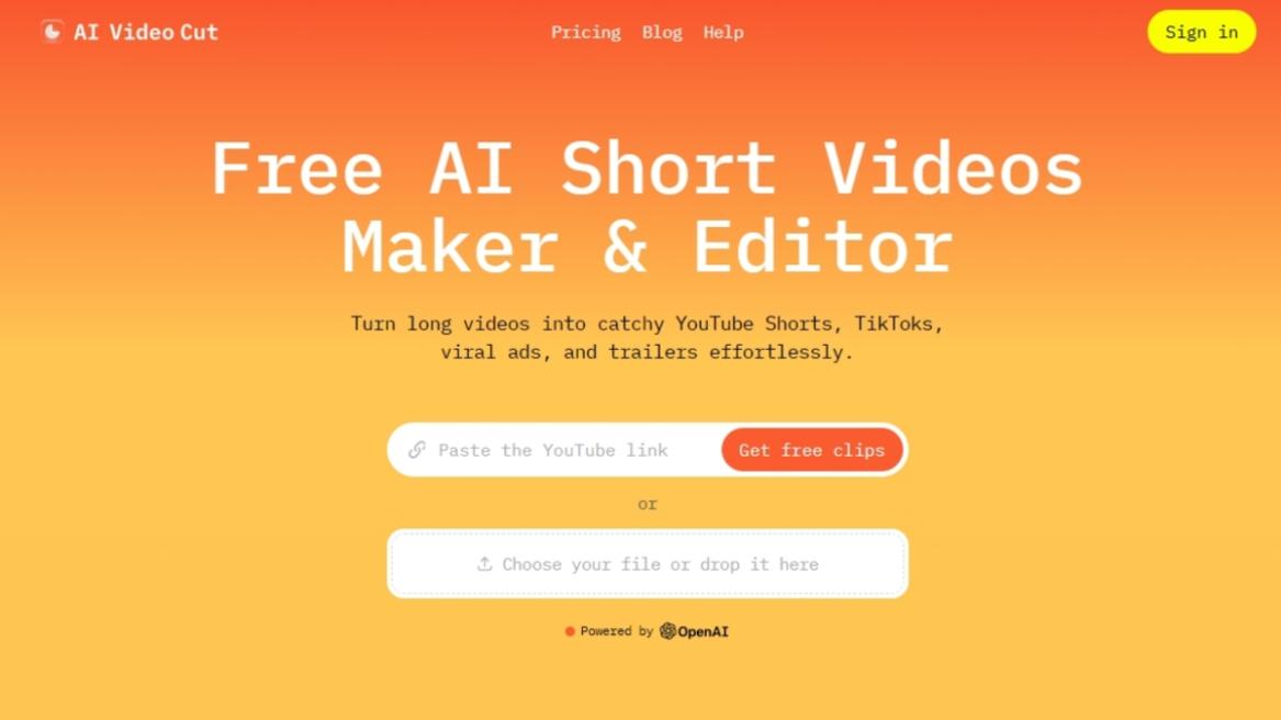 ai video cut - ai short video maker
