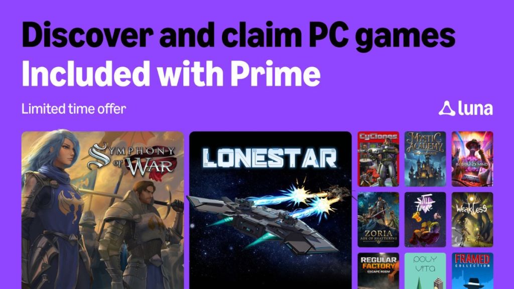 Amazon Luna PC Games for July 2026