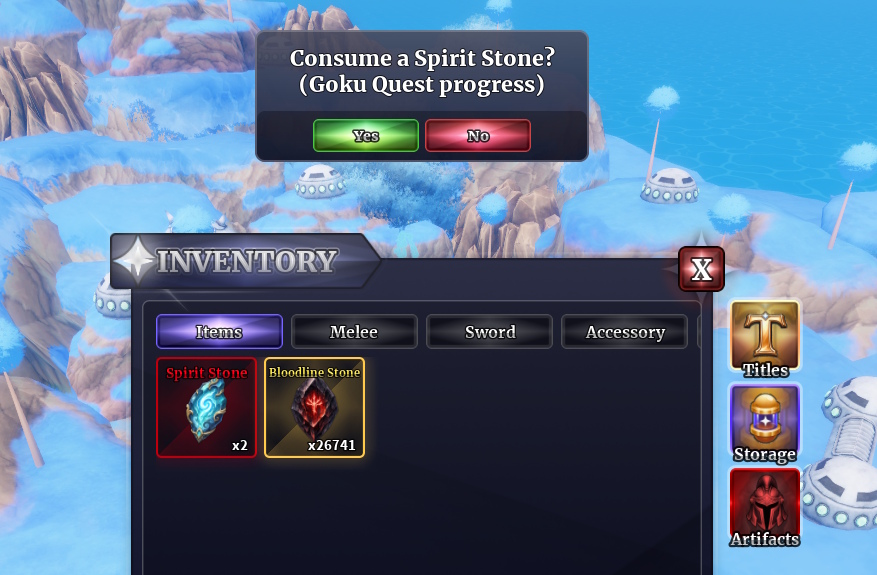 consume spirit stone in sailor piece