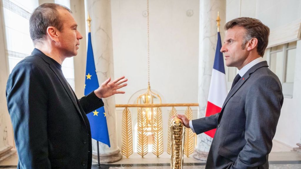 EF CEO and French Prez Emmanuel Macron