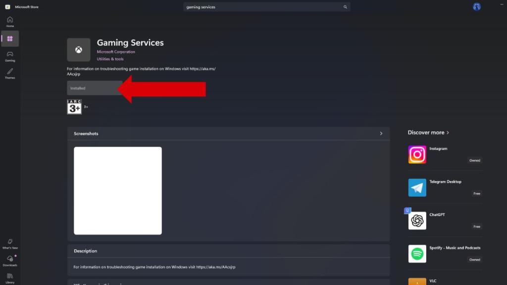 Forza Horizon 6 Install or Update Gaming Services