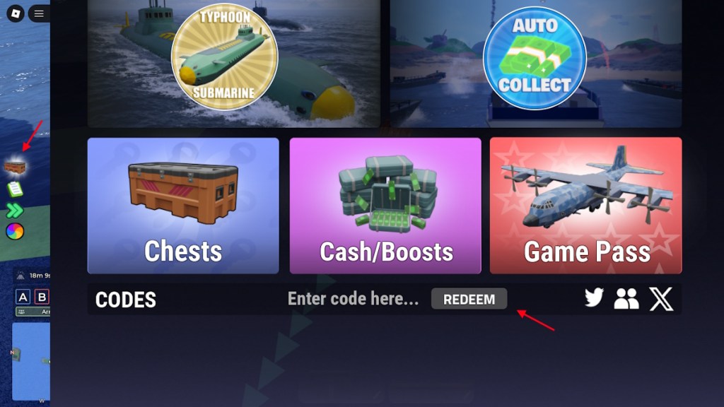 redeem Navy Tycoon codes