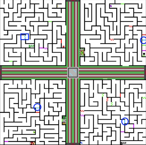 Blue doors Sewer Map