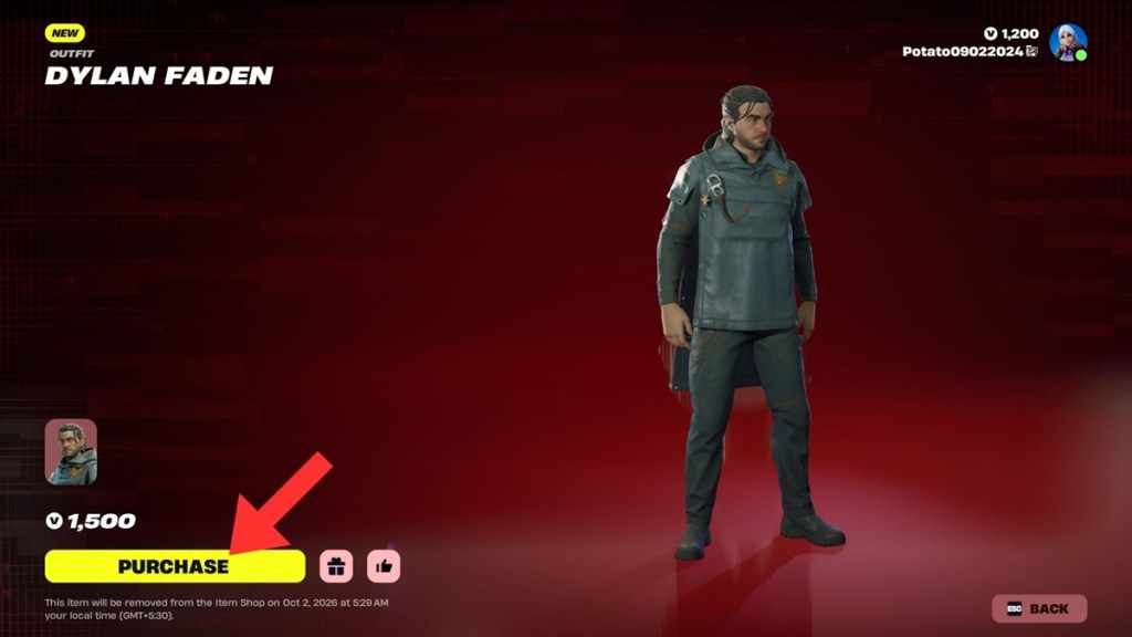 Control Resonant Dylan Faden skin in Fortnite