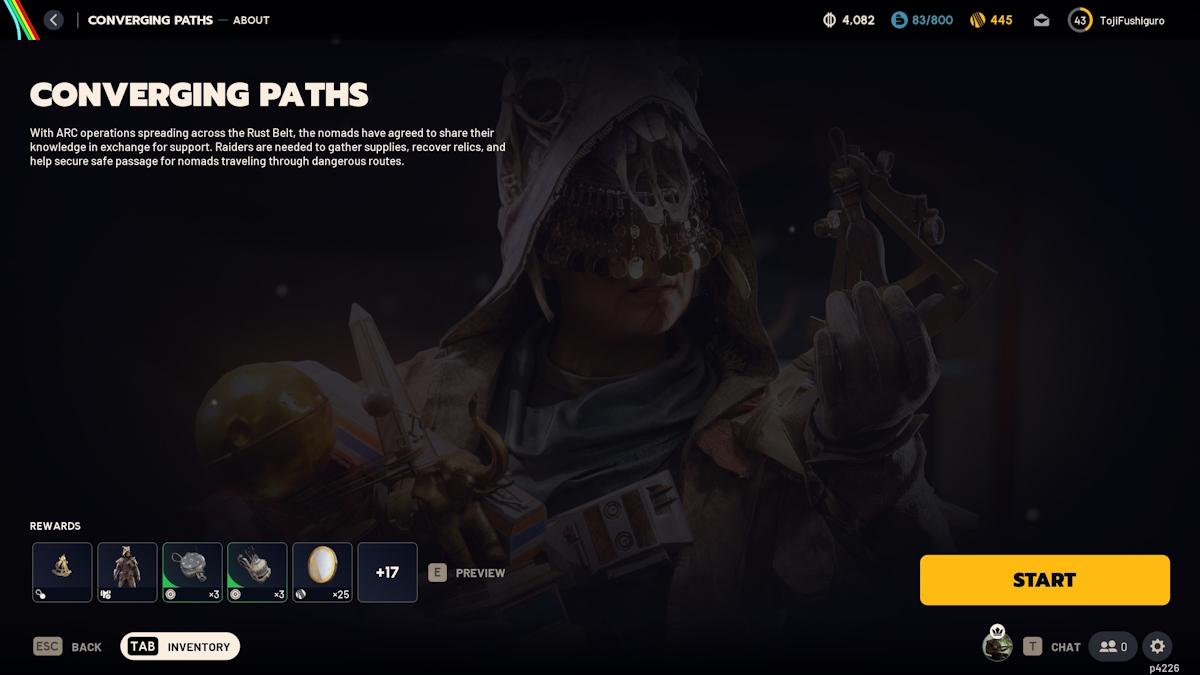 Converging Paths Project in Arc Raiders