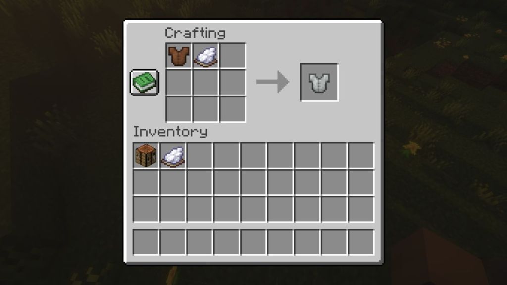 Dye armor and mobs in Minecraft using white dye