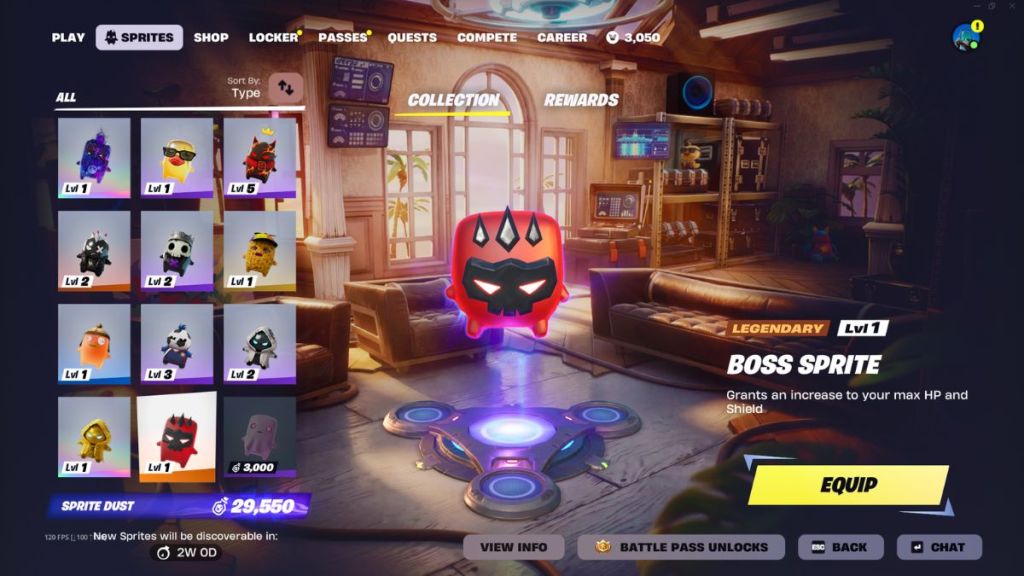 Fortnite Boss Sprite Buff