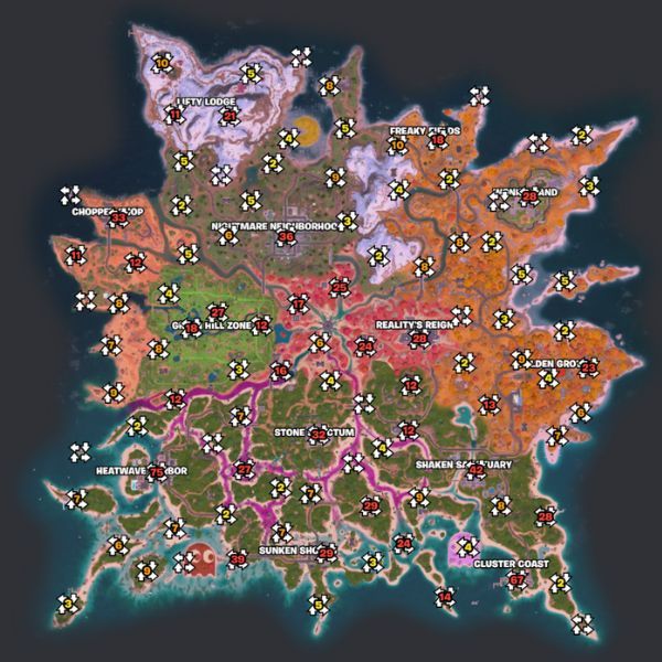 Fortnite Cheat Code locations in Fortnitemares 2026