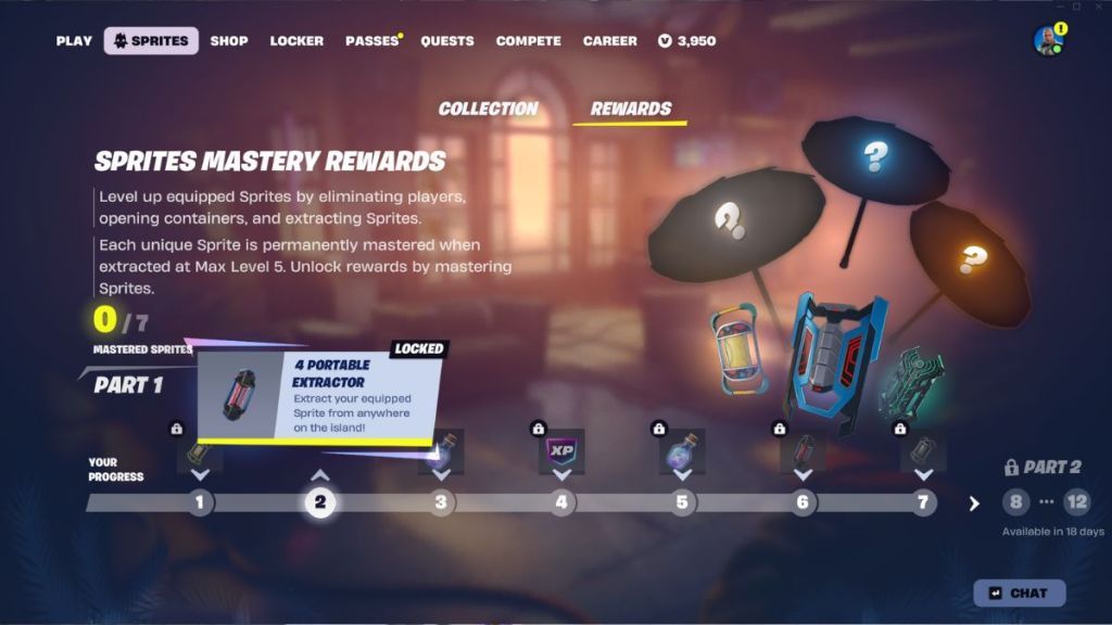 Fortnite Extraction Gizmos Sprite Mastery