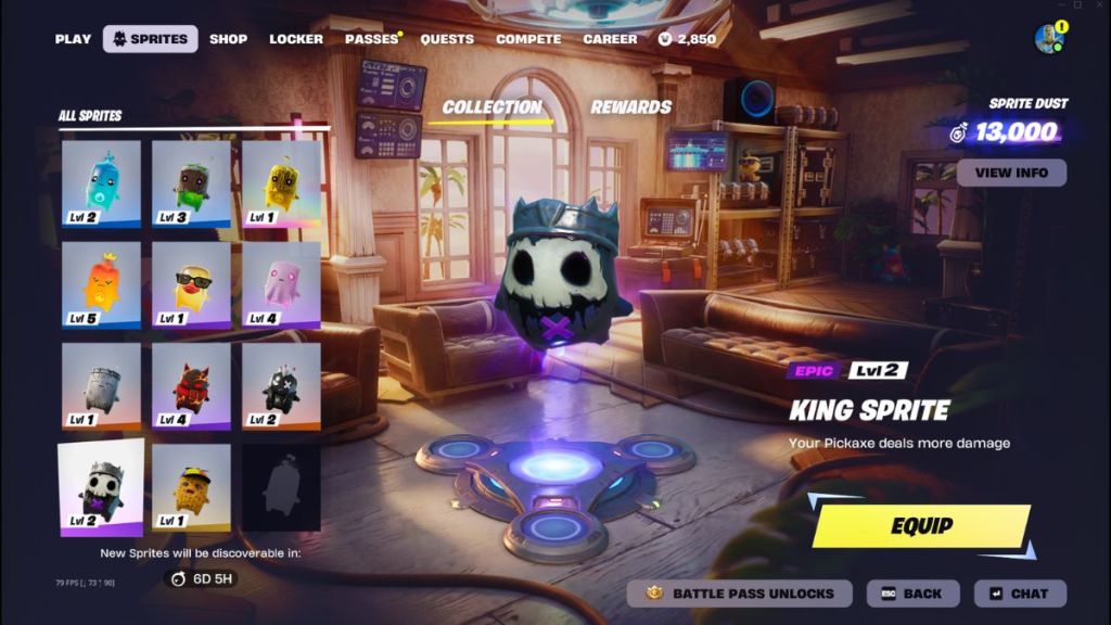 Fortnite King Sprite In-game