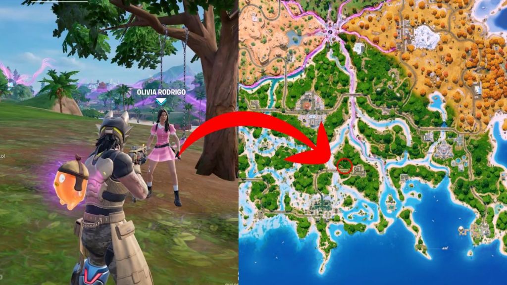 Fortnite Olivia Rodrigo Location
