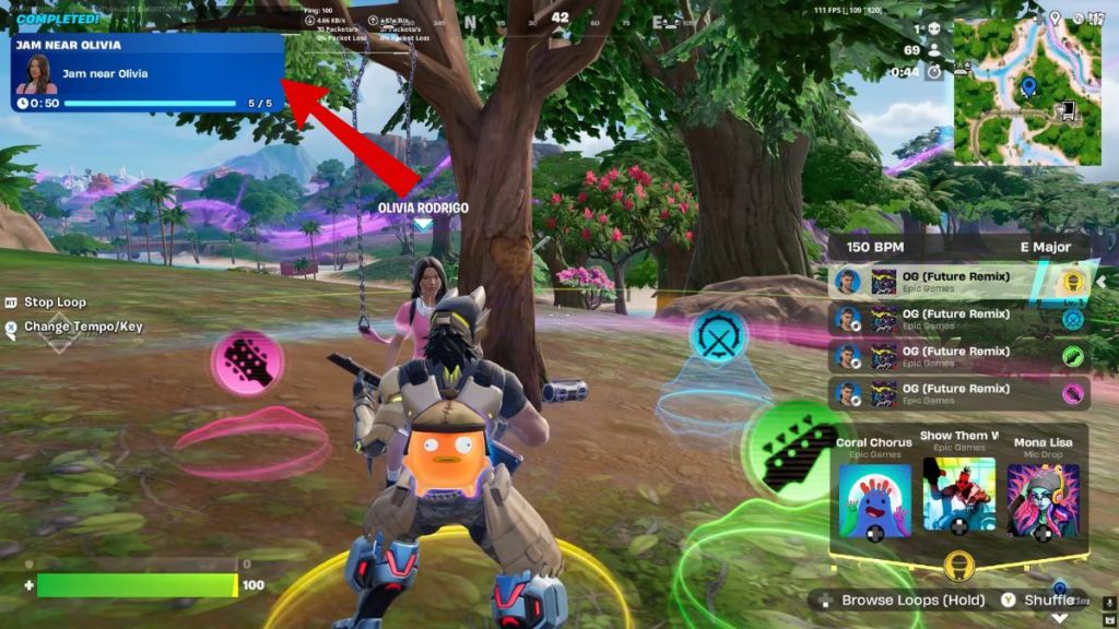 Fortnite Olivia Rodrigo Quest 4
