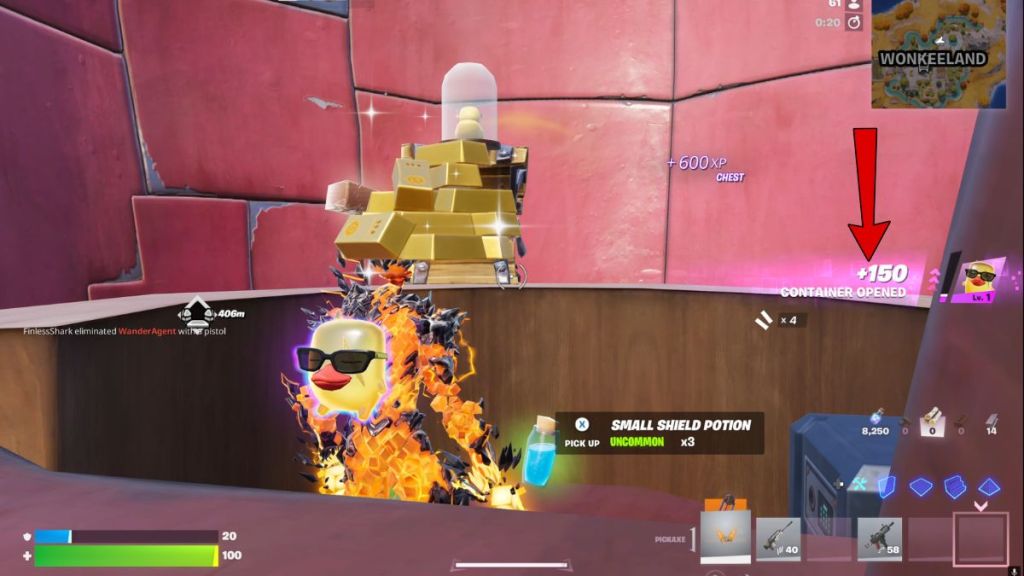 Fortnite Sprite Level Up