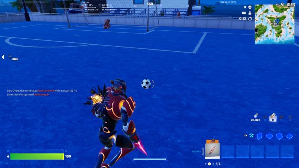 Fortnite Striker Sprite Soccer Ball