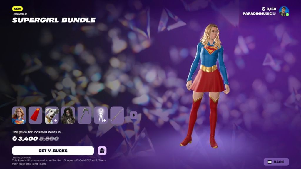 Fortnite Supergirl Bundle