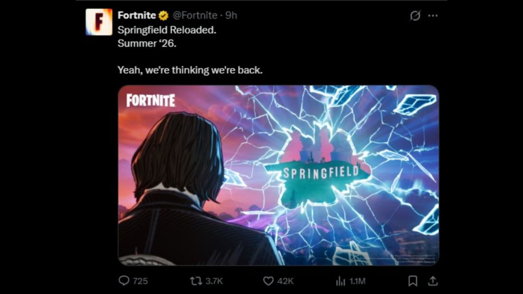 Fortnite The Simpsons Map Return News