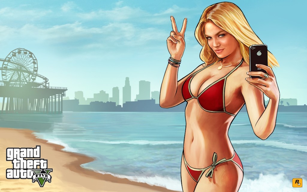 GTA 5 cover girl