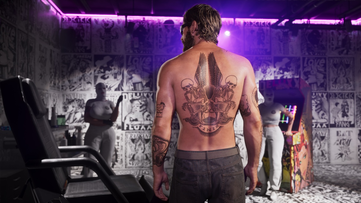 GTA 6 Electric Fang Tattoo