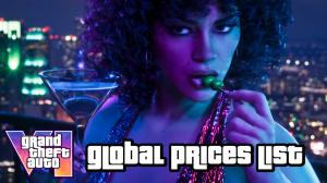 GTA 6 Global Price List for All Major Regions
