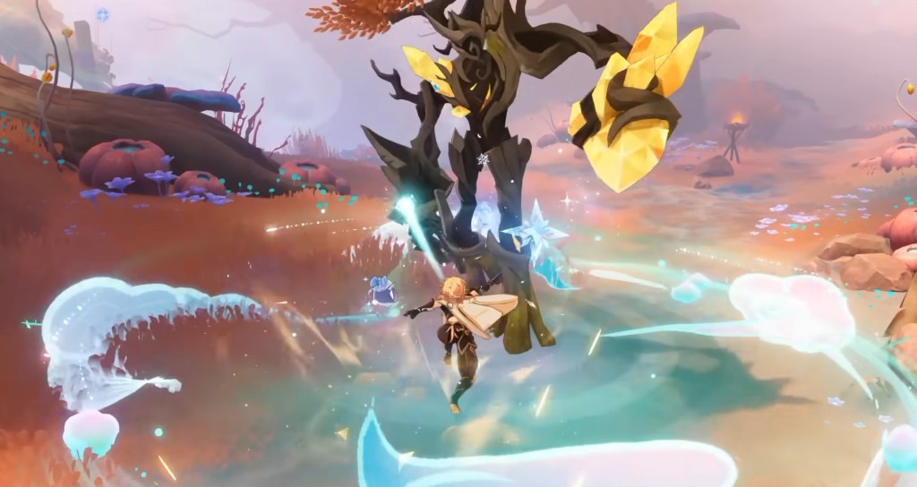 Constelações do Genshin Impact Cryo Traveler