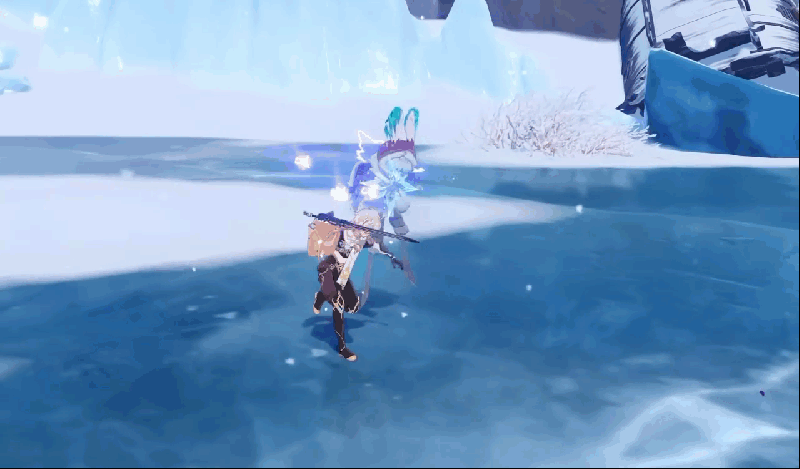 Kit do Genshin Impact Cryo Traveler