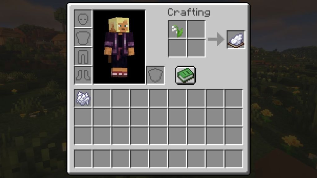 How to Make White Dye in Minecraft Crafting Recipe