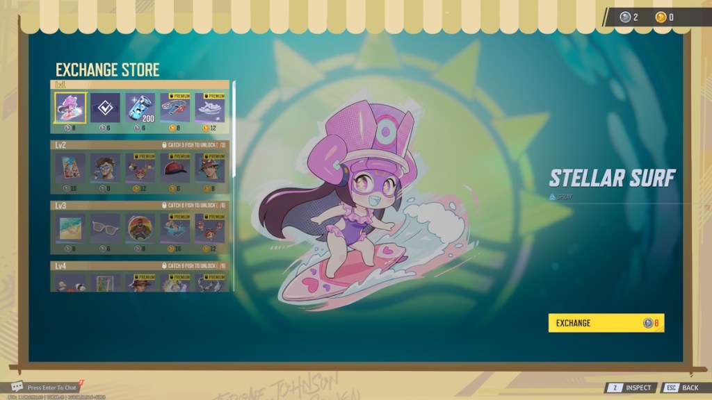Krakoan Reels Exchange Store Level 1 to 4 rewards