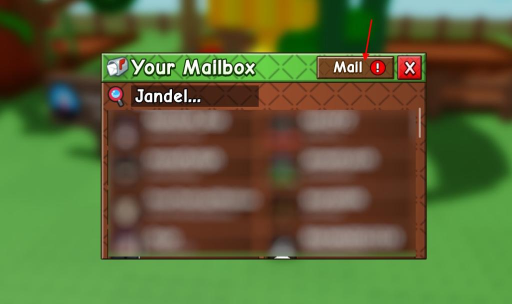Mail in Grow a Garden 2