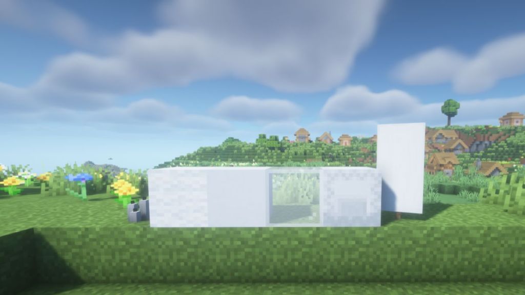 Make Decorative blocks using white dye in minecraft