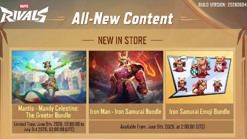 Marvel Rivals New in Store June 4