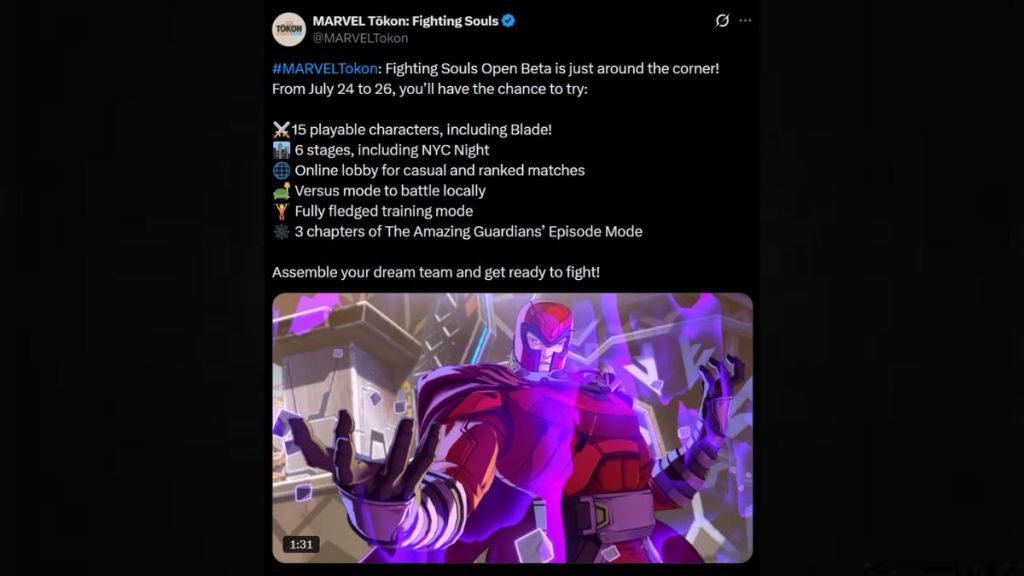 Marvel Tokon Open Beta start date