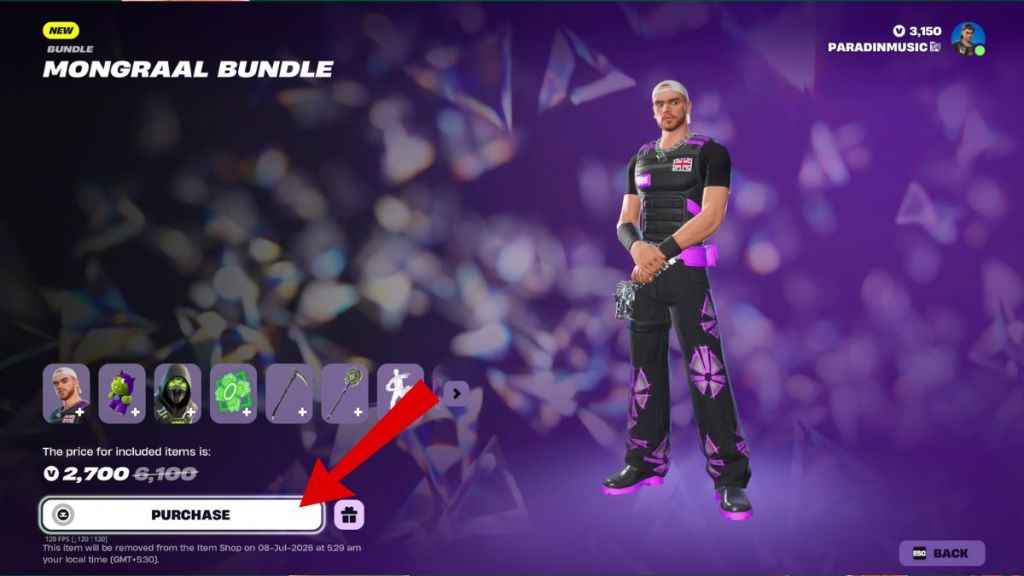 Mongraal Fortnite Skin Bundle