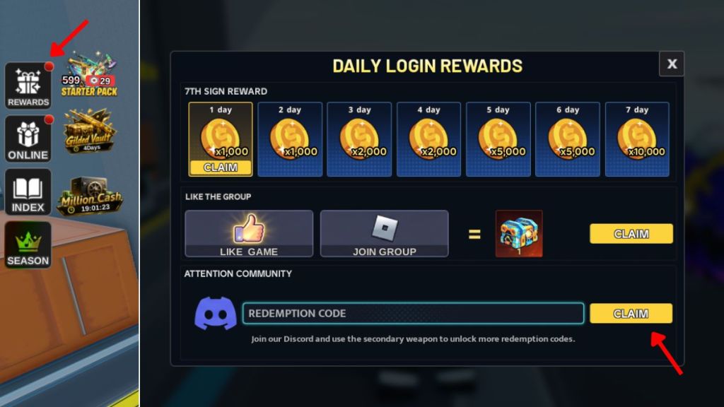Redeem AirDrop Arena Codes