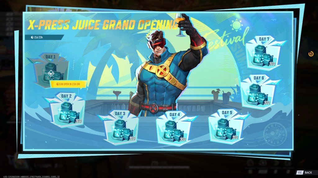 Remaining temporary rewards in Marvel Rivals